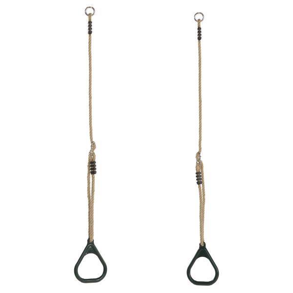 Kbt Kids Plastic Green Gym Triangle Rings For Acrobatic