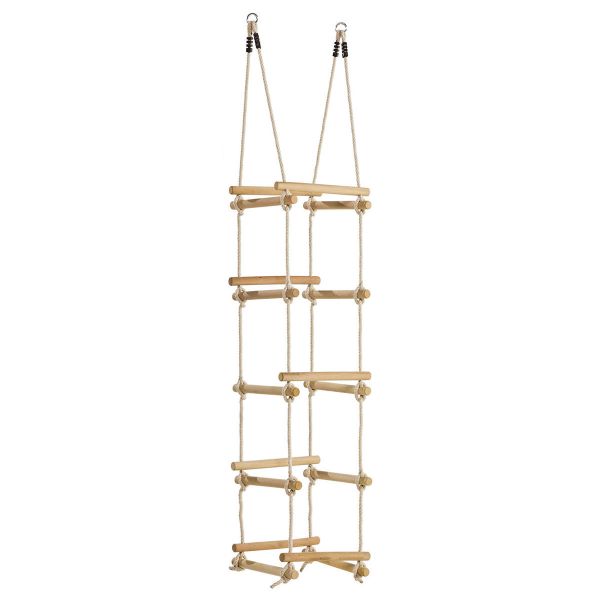 Kbt Kids Wooden Rung Four Sided Rope Ladder