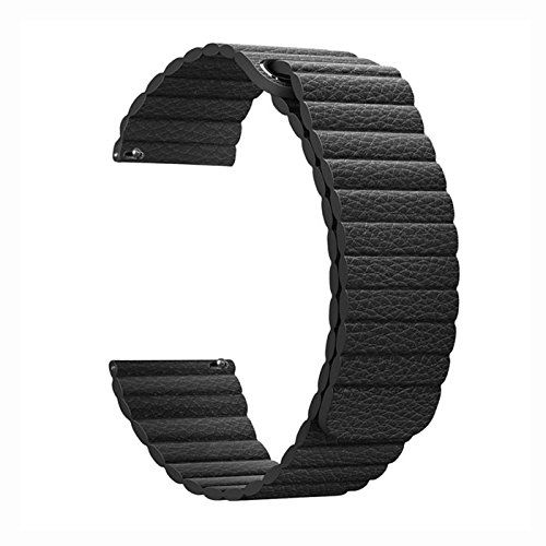 Leather Loop Band for Samsung S3 Frontier &amp; Classic Watch - Black