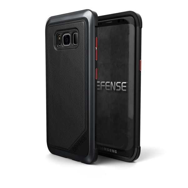 Xdoria Defense Lux Case for Samsung Galaxy S8+ - Black Leather