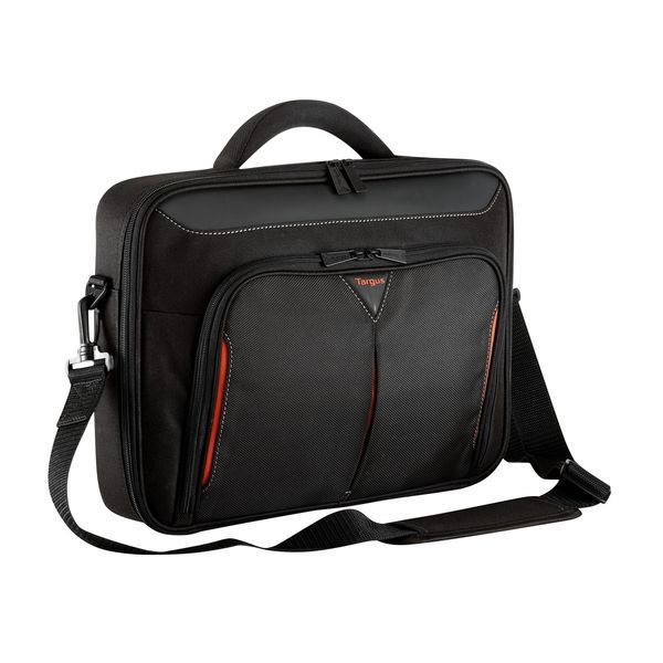 Targus Classic 14.3" Clamshell Laptop Bag - Black/Red