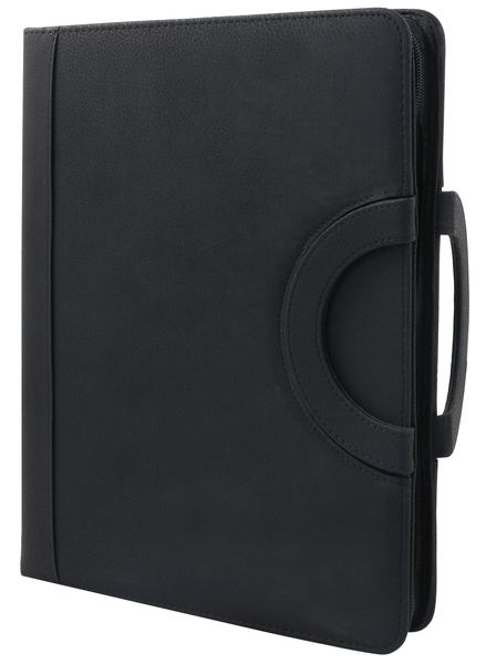 Marco Crescent Ziparound Folder - Black
