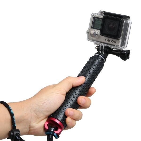 CRX Adjustable Extension Selfie Stick Handheld Monopod for GoPro - Red