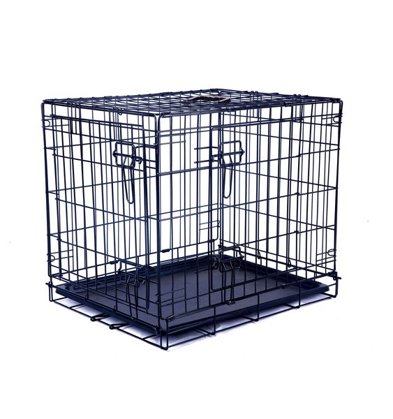 M-Pets Voyager Wire Crate Small - Black