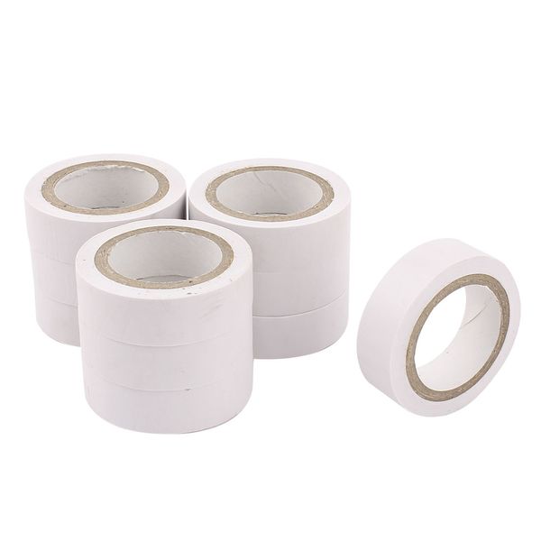 Insulation Tape, Electrical PVC Tape - White - 16mm x 10m - 10/Pack