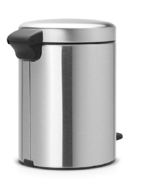 Brabantia - New Icon Pedal Bin - 5 Litre Matt Steel FFP