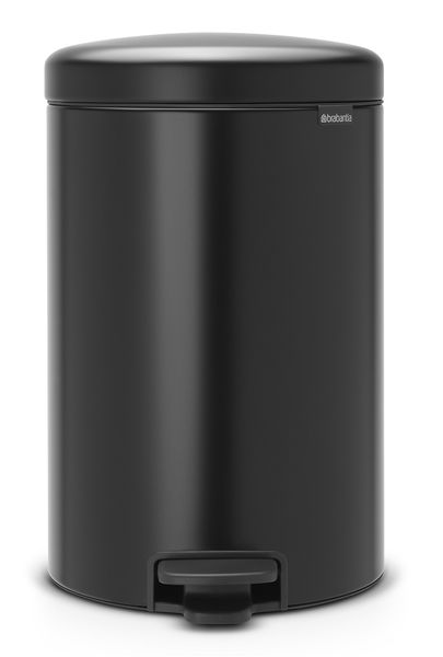 Brabantia - New Icon Pedal Bin - 20 Litre Matt Black