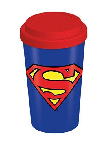 DC Comics - Superman Logo Ceramic Travel Mug (Parallel Import)