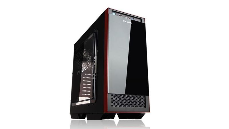 In Win 503 Mid Tower Chassis - Black &amp; Red