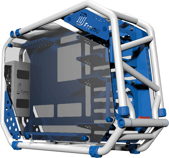 Inwin D-Frame 2.0 White LED With 1065W PSU