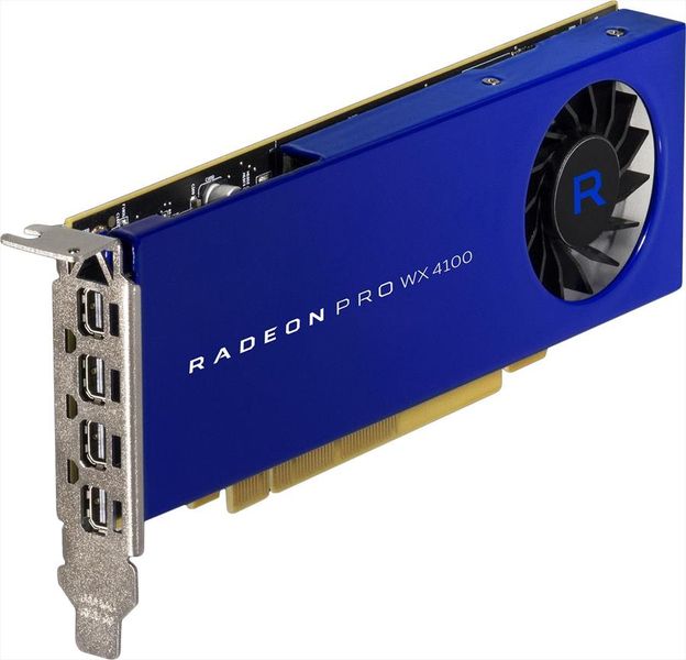 AMD Firepro WX4100 STD Graphics Card + Low-Profile Dual Bracket