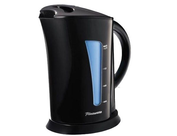 Pineware 1.7L Cordless Jug Kettle - Black