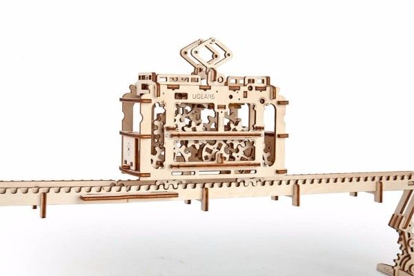UGEARS Model Tram with Rails