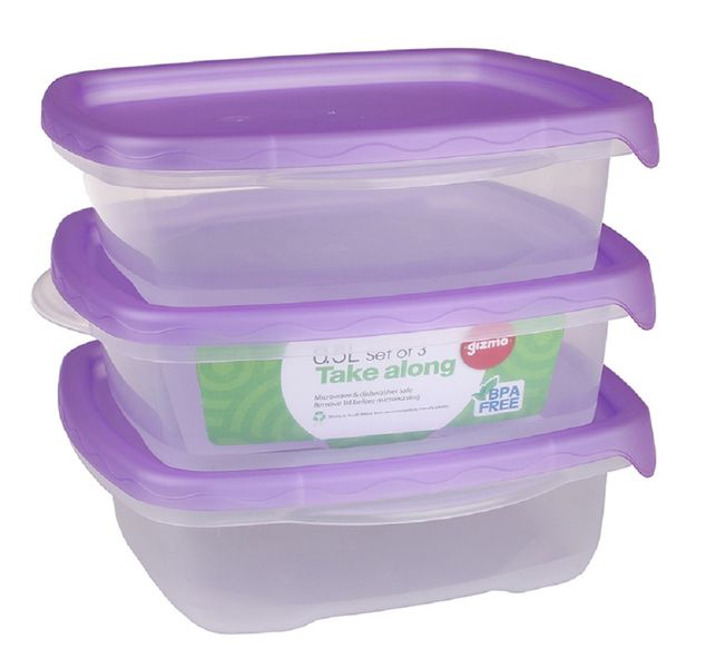 Gizmo - Take-Along Container - 500ml Set Of 3