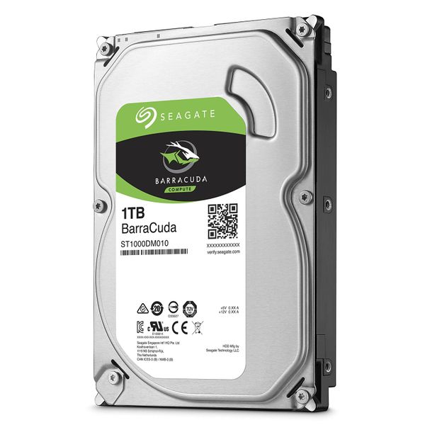 Seagate Barracuda Desktop 1TB 3.5" Internal Hard Drive