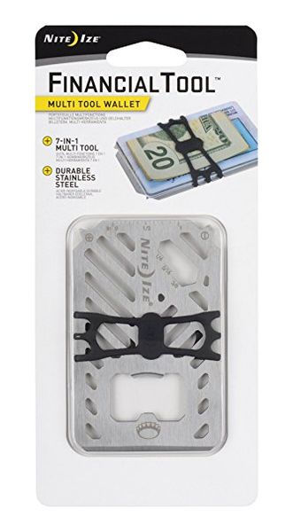 Nite Ize Financial Tool Rfid Blocking Wallet - Stainless