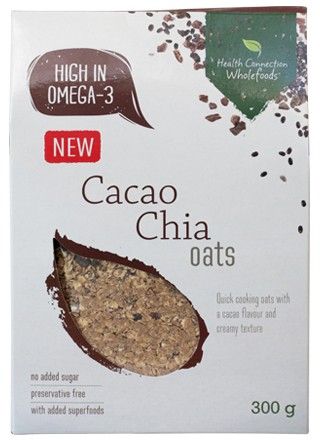 Health Connection Wholefoods Cacao Chia Oats - 300g