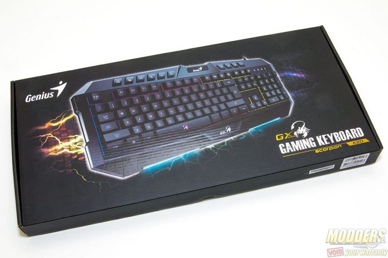 Genius - Keyboard - USB Scorpion K20 Black (PC)