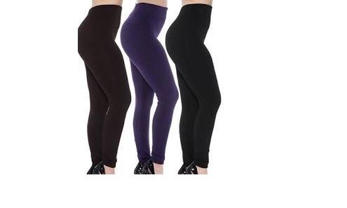 High Waist Color Range Thermal Winter Leggings - Pack of 3
