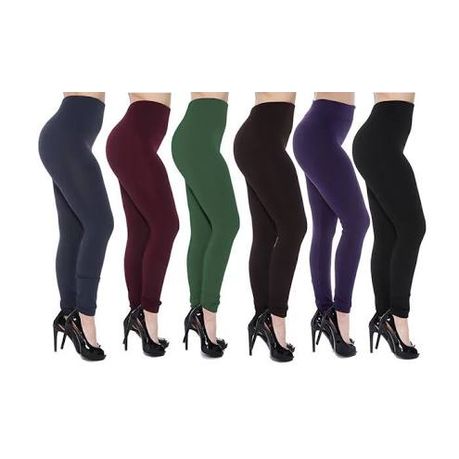 High Waist Color Range Thermal Winter Leggings - Pack of 3, Shop Today.  Get it Tomorrow!