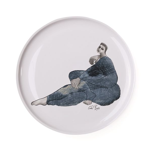 Carrol Boyes - 32cm Low Bowl - Indigo Girl