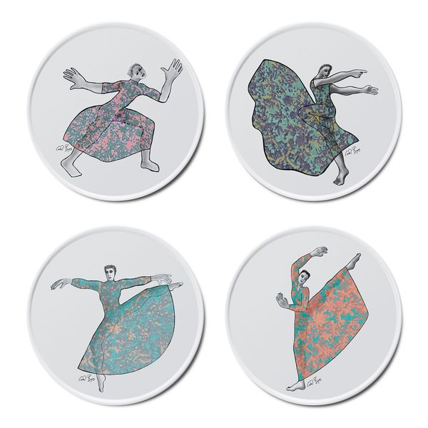 Carrol Boyes - Set Of 4 Side Plate - Dancers