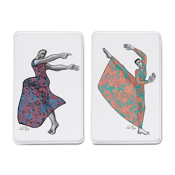 Carrol Boyes - Set Of 2 Platter Rectangle - Dancer