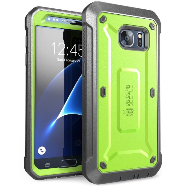 Supcase Unicorn Beetle PRO Series for Samsung Galaxy S7 - Green &amp; Gray
