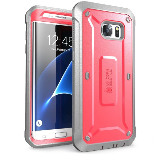Supcase Unicorn Beetle PRO Series for Samsung Galaxy S7 Edge - Pink &amp; Gray