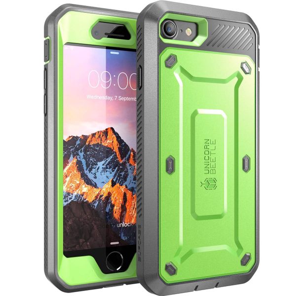 Supcase Unicorn Beetle PRO Series for Apple iPhone 7 - Green &amp; Gray