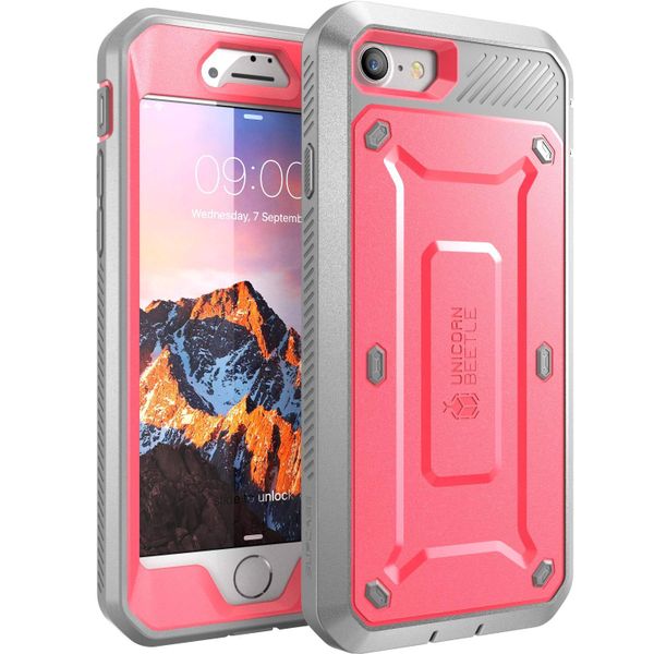 Supcase Unicorn Beetle PRO Series for Apple iPhone 7 - Pink &amp; Gray