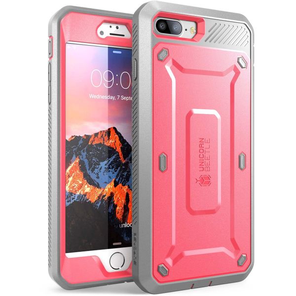 Supcase Unicorn Beetle PRO Series for iPhone 7 Plus - Pink &amp; Gray