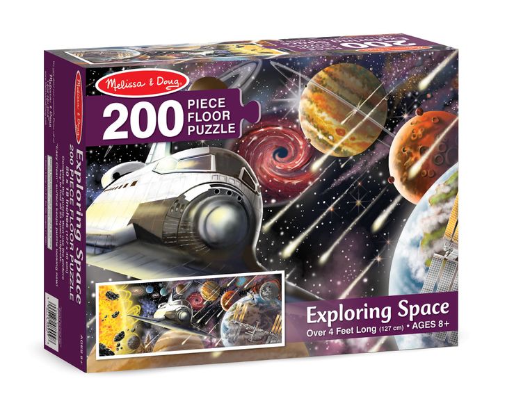 Melissa &amp; Doug Exploring Space Floor Puzzle - 200 Piece