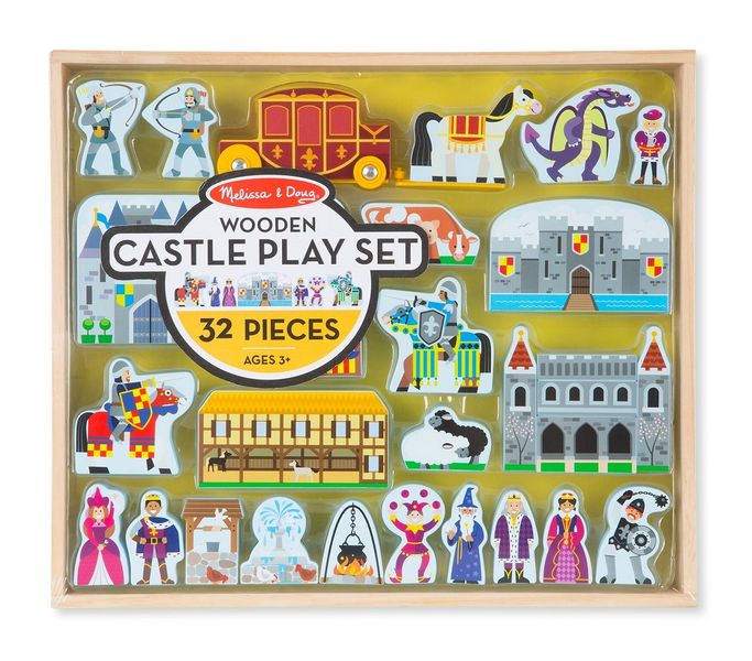 Melissa &amp; Doug Wooden Castle Play Set