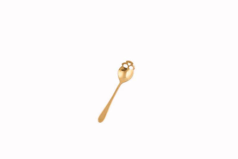 Nicolson Russell Skull Sugar Spoon - Rose Gold