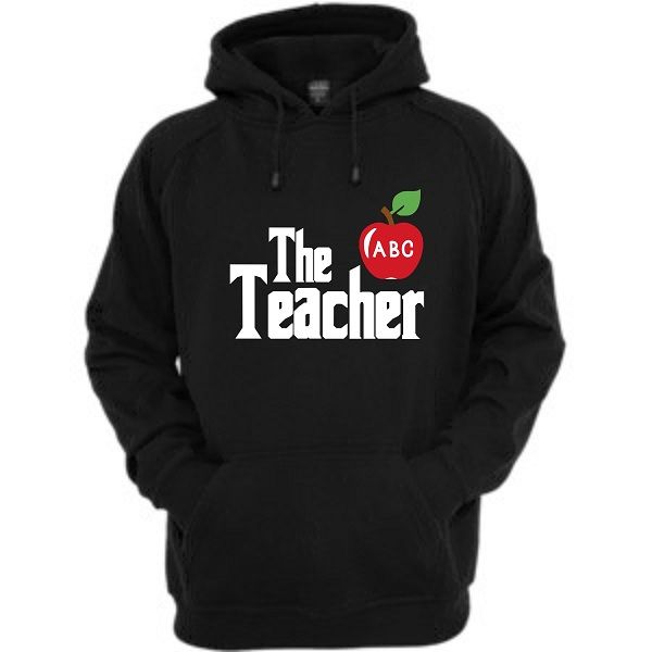 The Teacher Hoodie-Black