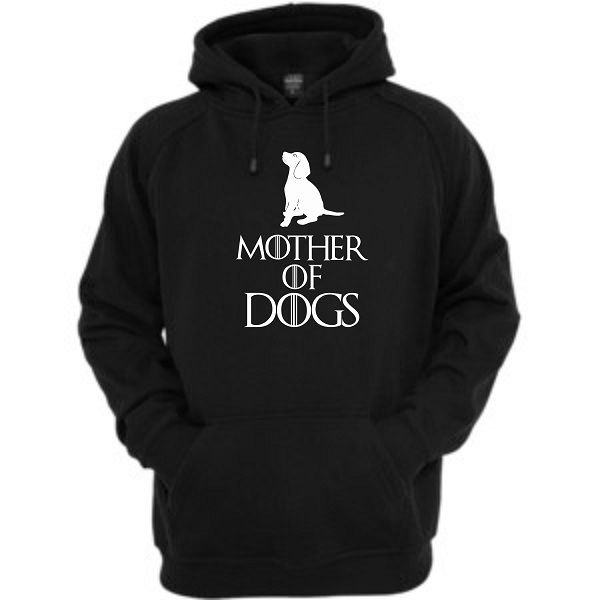 Mother Of Dogs Hoodie-Black