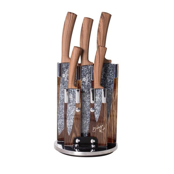 Berlinger Haus - Forest Line Knife Set With Stand