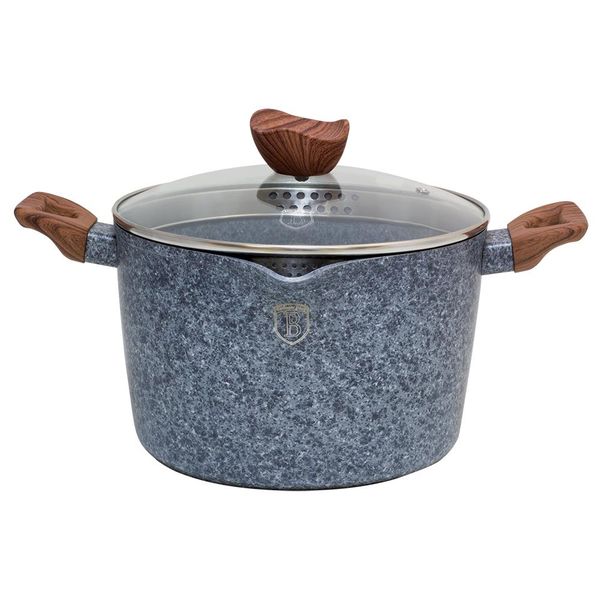 Berlinger Haus 24cm Marble Coating Stock Pot - Forest Line