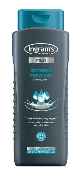 Ingrams Mens Extreme Moisture Body Lotion 400ml