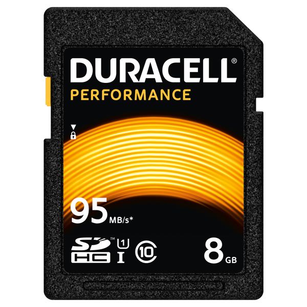 Duracell 8GB Memory Card SDHC Class 10 UHS-I