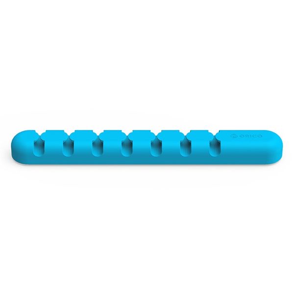 Orico 7 Slot Desktop Cable Clip - Blue