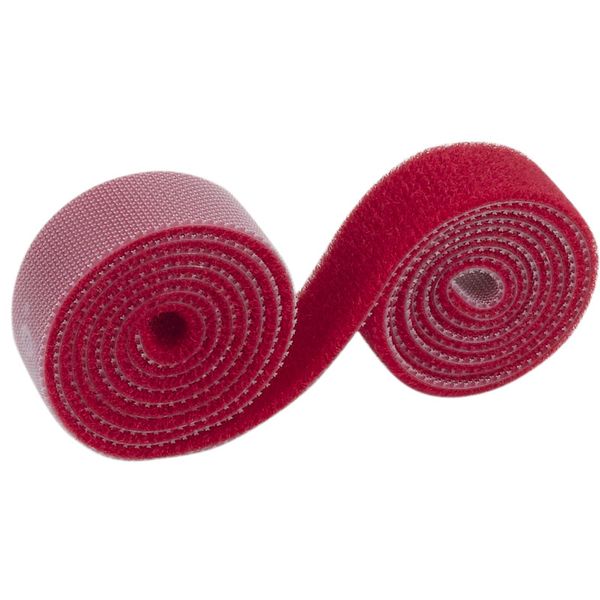 Orico 1m Hook &amp; Loop Cable Tie - Red