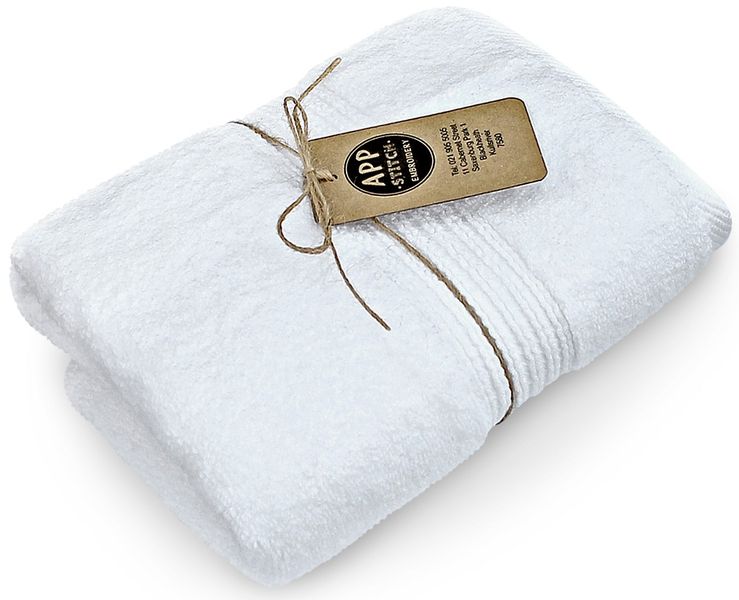 Colibri Towelling - Imperial Bath Towel - White