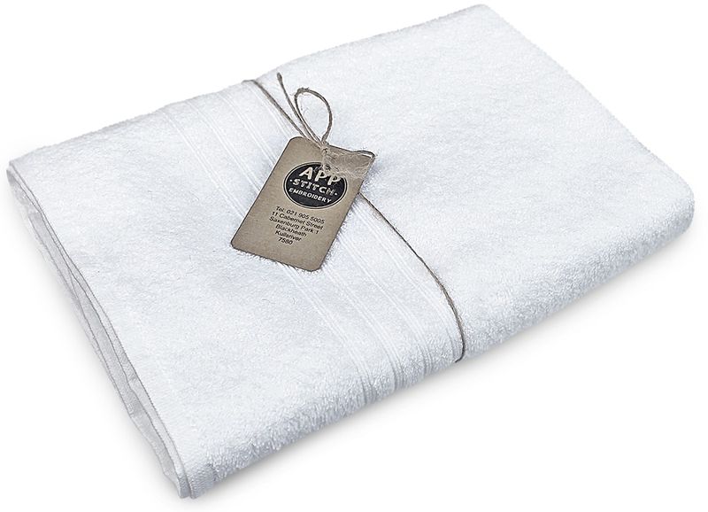 Colibri Towelling - Universal Bath Sheet - White