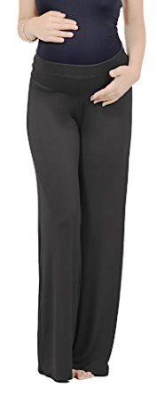Absolute Maternity Foldband Pants - Black