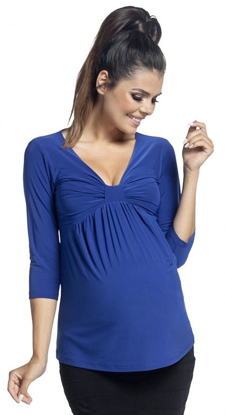 Absolute Maternity Vanessa Tab Top - Royal Blue | Buy Online in South ...