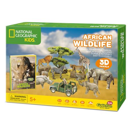 CubicFun 3D Puzzle  Rain Forest National Geographic Series