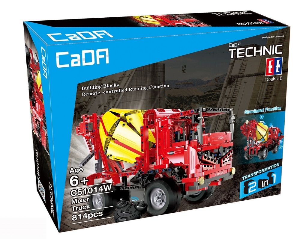 CaDA Technic Remote Control Mixer Truck 814Piece Shop Today. Get it Tomorrow!
