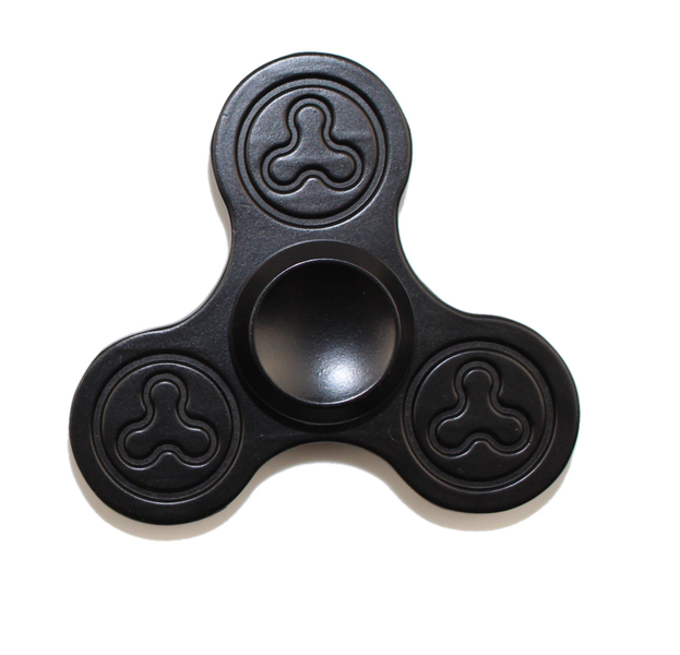 Blossum Tri Fidget Spinner - Black